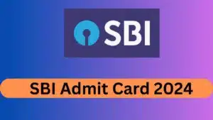 SBI Admit Card