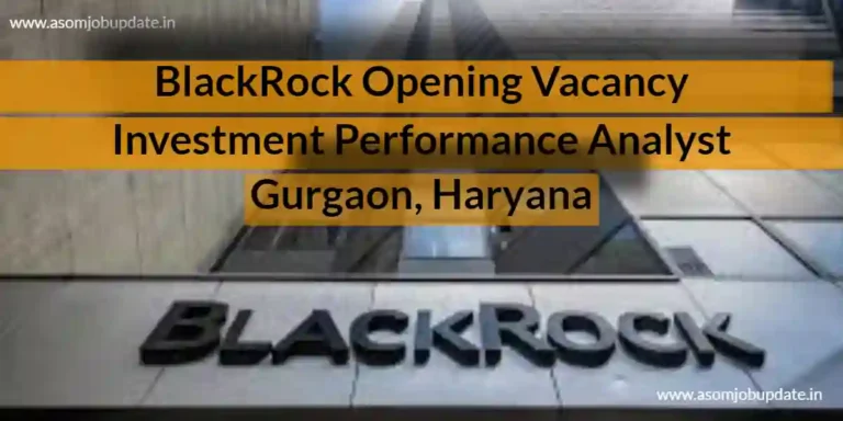 Investment Performance Analyst at BlackRock Gurgaon